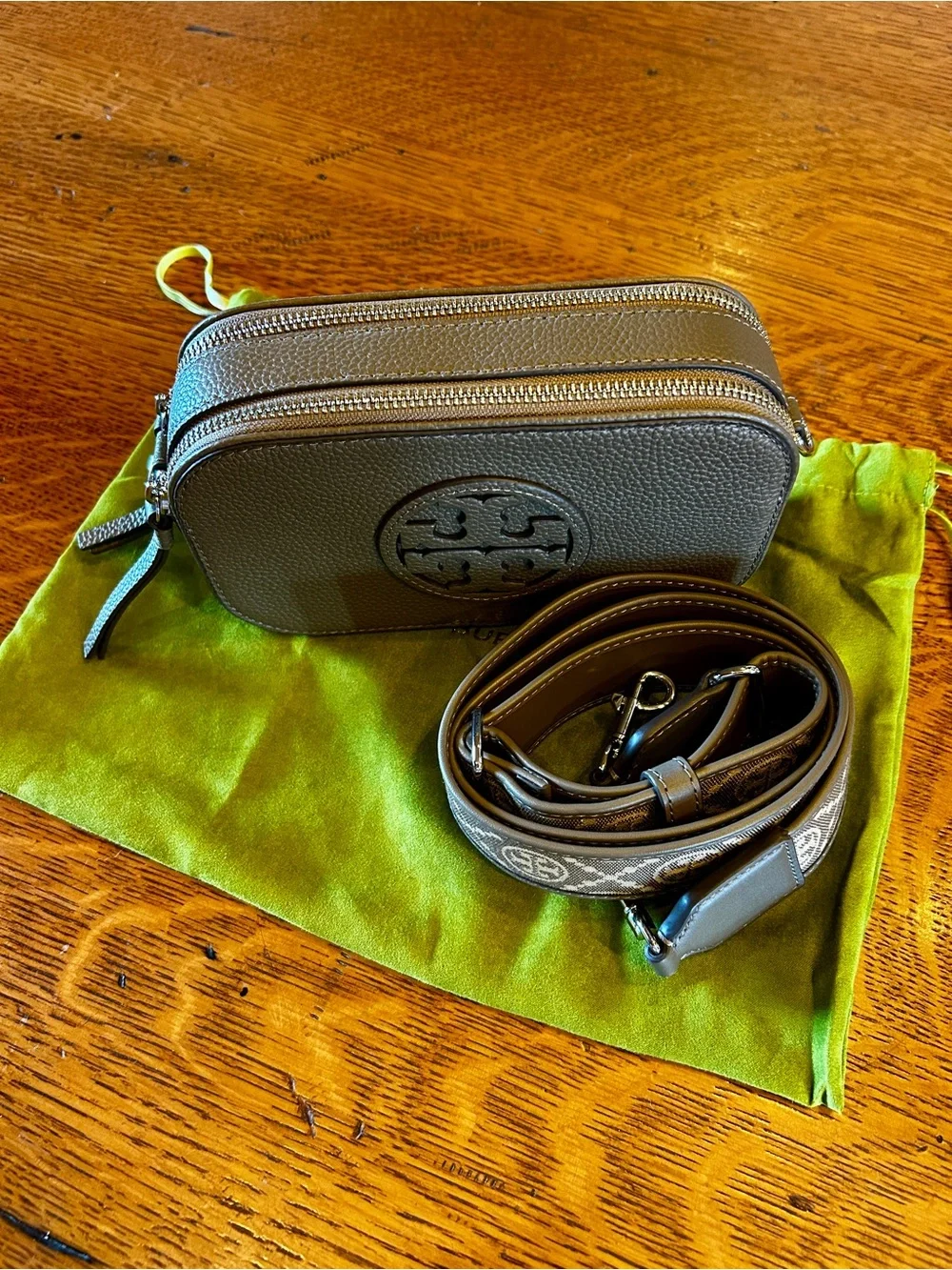 Tory Burch , Mini Miller, Wild Mushroom, Cross Body